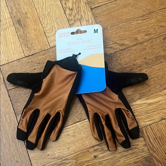 Wild Rye Accessories - Wild Rye Galena Gel Bike Glove Medium Ochre